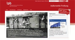 Desktop Screenshot of lpb-freiburg.de